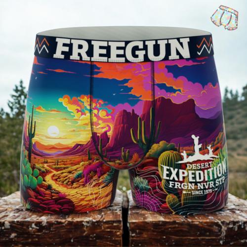 Boxer Freegun | Motif Montagne desert