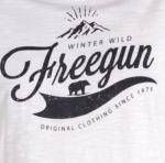 T-Shirt FREEGUN jersey Logo blanc