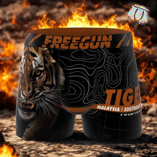 Boxer Homme |Freegun| Tigre 🐯