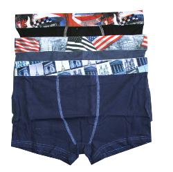 lot 3 Boxers Homme Twinday en Coton 