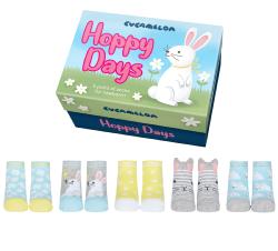 Lot 5 Chaussettes enfant lapin