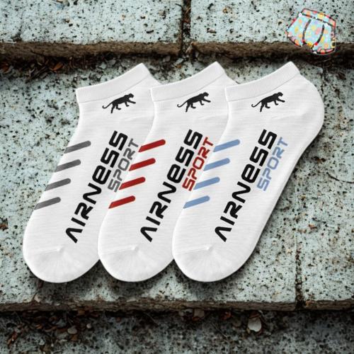 3 CHAUSSETTES - WHITE AIRNESS