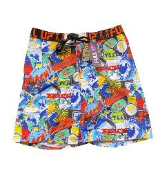 Short de bain Fullup fantaise motif surf