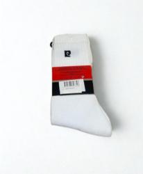 3 Chaussettes  de tennis Pierre Cardin Blanc
