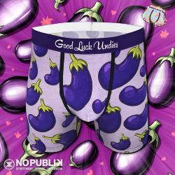 Boxer Good Luck Undies | Eggplants &#127814;