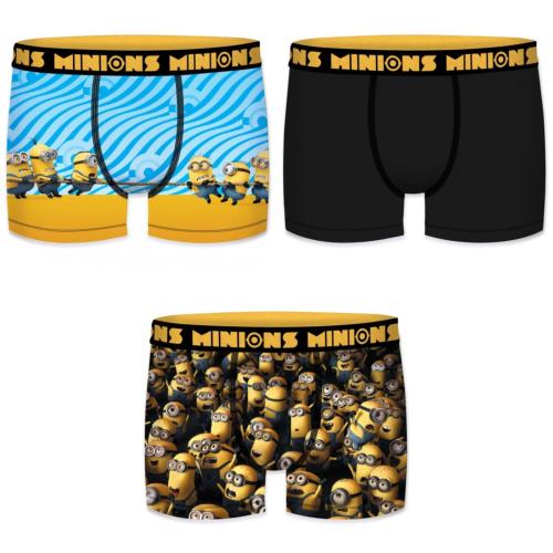 3 Boxers fantaisies enfant MinIons 1