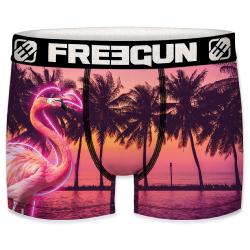 Boxer Freegun Flamant Rose Retro