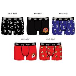 coffret 5 Boxers fantaisies enfant Looney tones