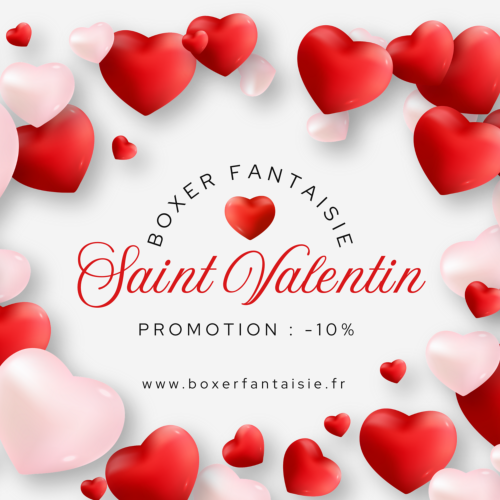 La Saint-Valentin avec BoxerFantaisie : L�amour se porte avec fantaisie !