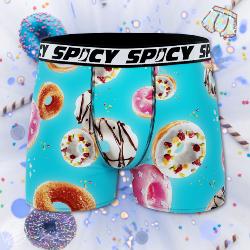 Boxer Spicy |motif donuts |&#129391;