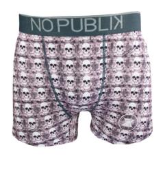 Boxer NoPublik | Motif Skulls Pink &#128128;