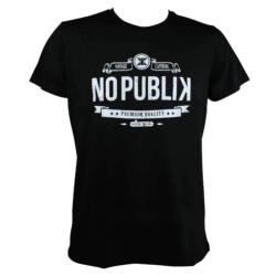 T-Shirt NOPUBLIK COTON NOIR VINTAGE