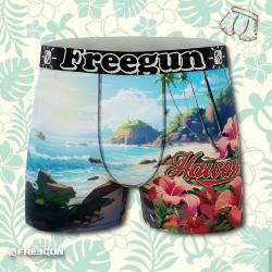Boxer Freegun | Motif Hawaii &#127802;