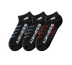 3 CHAUSSETTES - BLACK AIRNESS