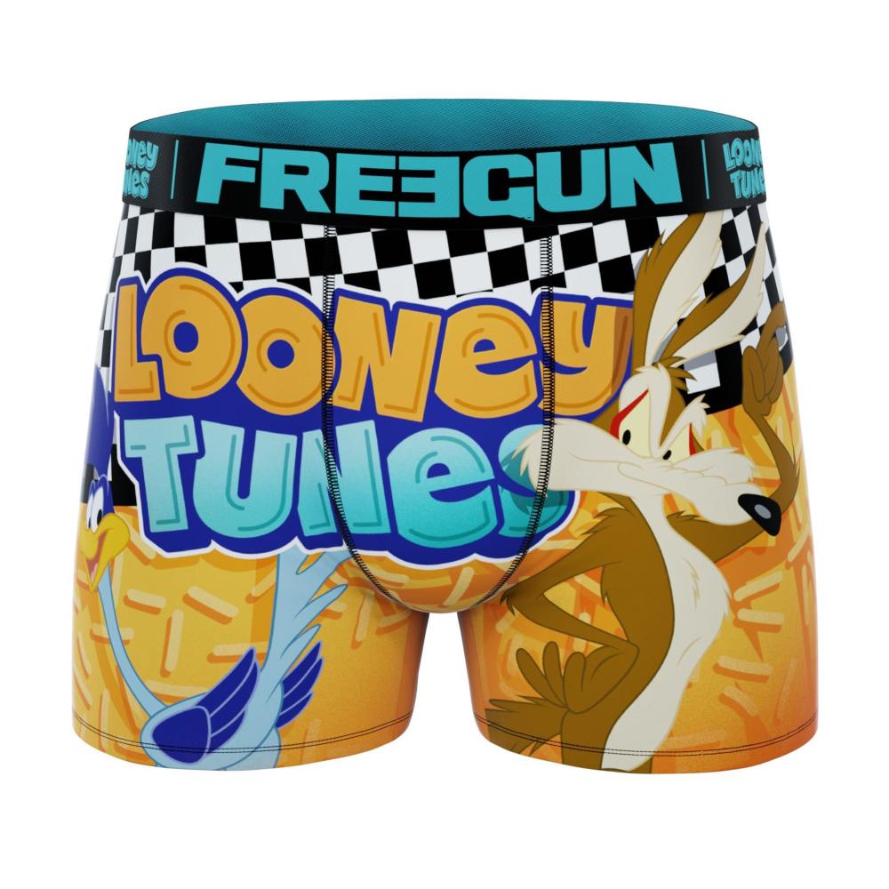 Boxer Enfant Looney Tunes Freegun - Lot De 4, Bugs Bunny, Taz - Confortable & Résistant