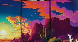 Boxer Freegun | Motif Montagne desert