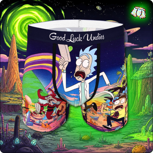 Boxer Good luck Undies Rick & Morty Fuyer 