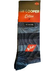 Chaussettes haute Lee Cooper rayure bleu